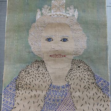 Beatrice S Queen embroidery